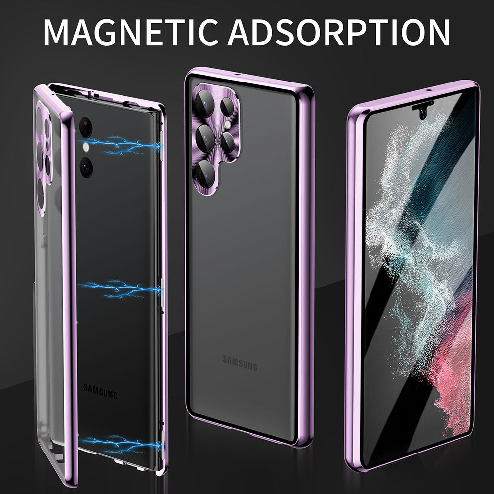 Samsung Galaxy Magnetic Double-Sided Protection Tempered Glass Phone Case - {{ shop_name}} varyfun