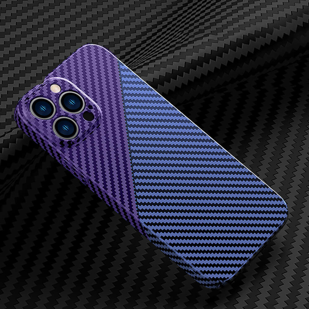 iPhone | Purple Carbon Fiber Phone Case - mycasety2023 Mycasety