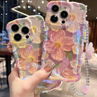 Gentle Oil Painting Flower iPhone Case - mycasety2023 Mycasety