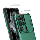 Armor Anti-fall Invisible Bracket Lens Protective Case For Samsung Galaxy S23 S22 S21 Note20 Ultra Plus - mycasety2023 Mycasety