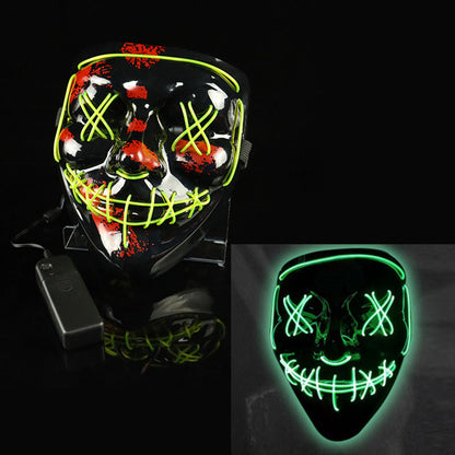 Halloween LED Clown Funny Mask - {{ shop_name}} varyfun