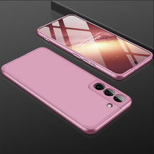 Load image into Gallery viewer, Varyfun 3 in 1 Full Protection Matte Texture Hard Plastic Cover With Tempered Protective Film For Samsung Galaxy - {{ shop_name}} varyfun
