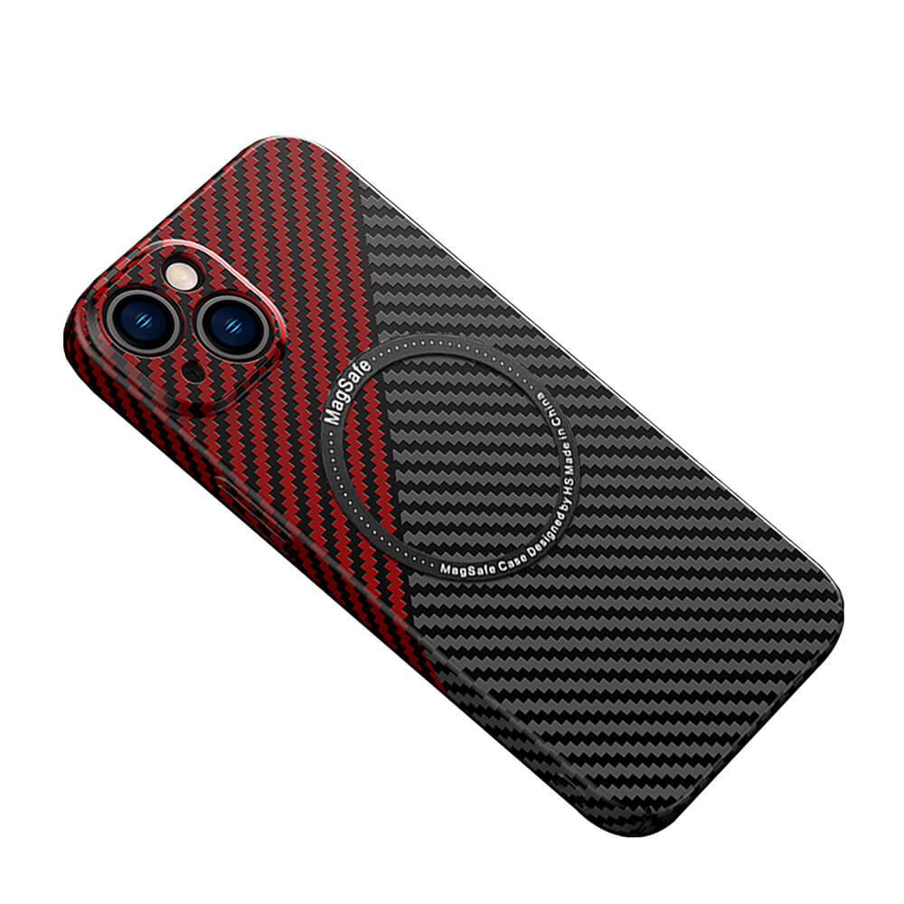 iPhone | Magnetic Carbon Fiber Phone Case - mycasety2023 Mycasety