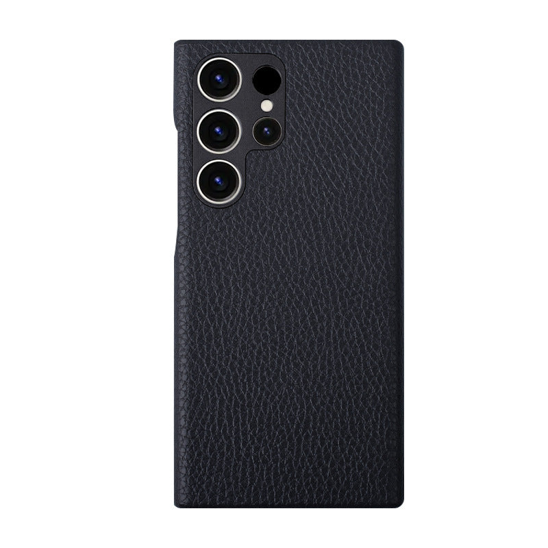 Custom Genuine Leather Case For Samsung Galaxy S23 S23+ S23Ultra S22 S22+ S22Ultra - mycasety2023 Mycasety