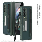 Luxury Leather Cover With Pen Slot Holder For Samsung Galaxy Z Fold 3 5G - {{ shop_name}} varyfun