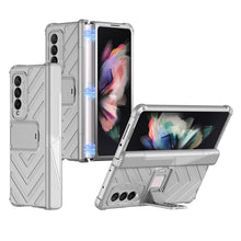 Load image into Gallery viewer, 2022 Magnetic Armor All-included Protective Cover With Hinge Holder For Samsung Galaxy Z Fold 3 5G - {{ shop_name}} varyfun
