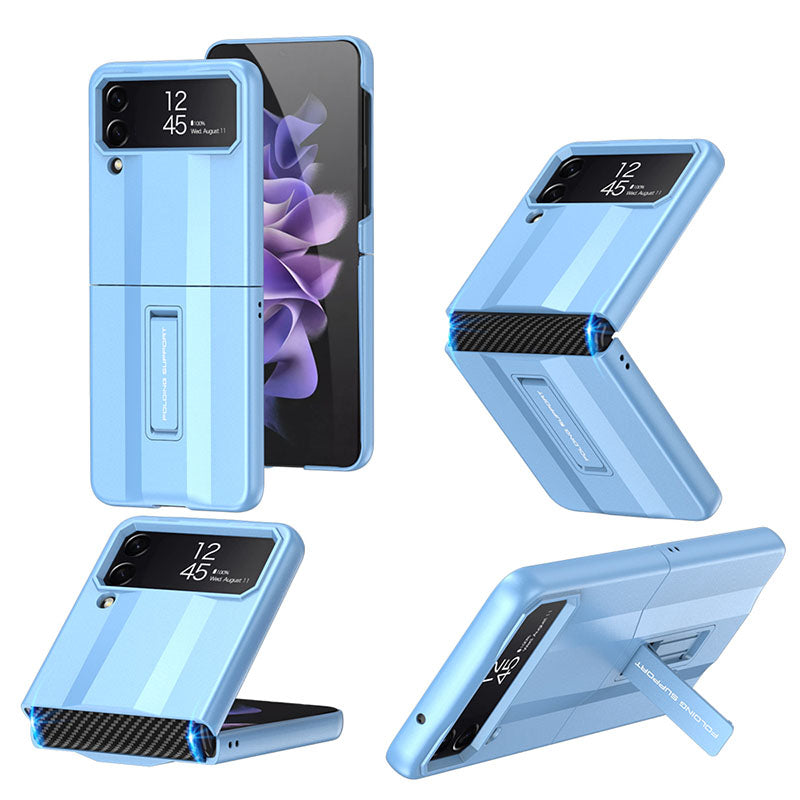 NEWEST Ultra-thin Frosted Magnetic Stand Cover For Samsung Galaxy Z Flip 4 5G - {{ shop_name}} varyfun