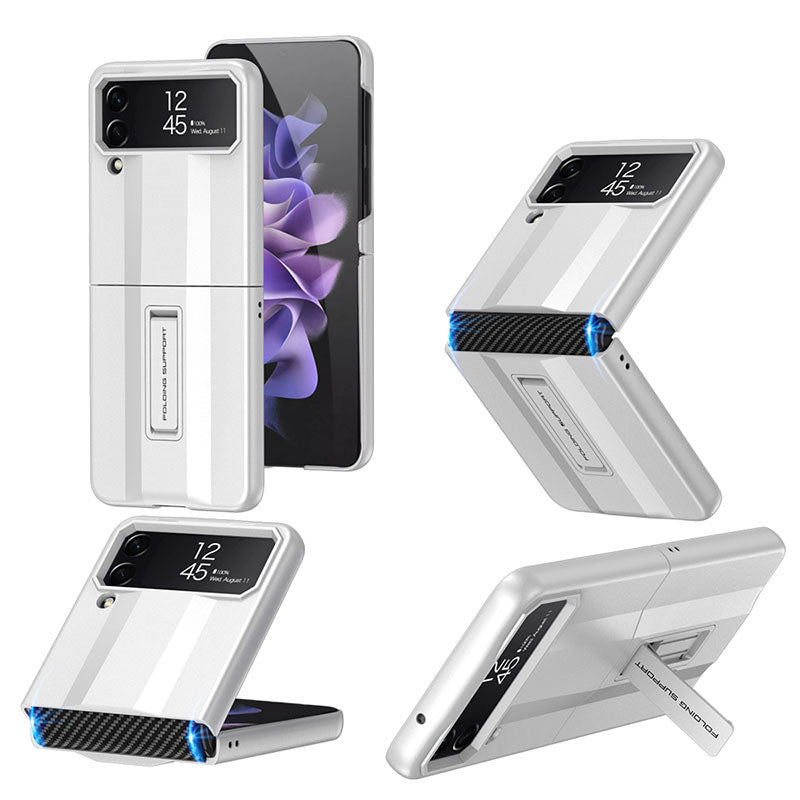 NEWEST Ultra-thin Frosted Magnetic Stand Cover For Samsung Galaxy Z Flip 4 5G - {{ shop_name}} varyfun