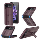 NEWEST Ultra-thin Frosted Magnetic Stand Cover For Samsung Galaxy Z Flip 4 5G - {{ shop_name}} varyfun