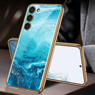 Luxury Plating Anti-knock Protection Tempered Glass Case For Samsung Galaxy S21 S22 S23 Plus Ultra - {{ shop_name}} varyfun