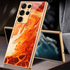 Luxury Plating Anti-knock Protection Tempered Glass Case For Samsung Galaxy S21 S22 S23 Plus Ultra - {{ shop_name}} varyfun