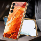 Luxury Plating Anti-knock Protection Tempered Glass Case For Samsung Galaxy S21 S22 S23 Plus Ultra - {{ shop_name}} varyfun