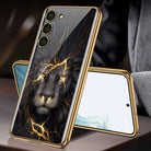 Luxury Plating Anti-knock Protection Tempered Glass Case For Samsung Galaxy S21 S22 S23 Plus Ultra - {{ shop_name}} varyfun