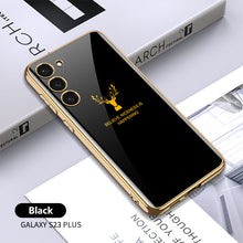 Load image into Gallery viewer, Luxury Plating Anti-knock Protection Tempered Glass Case For Samsung Galaxy S21 S22 S23 Plus Ultra - {{ shop_name}} EasyOutdoor

