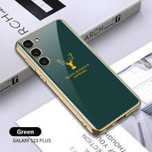 Load image into Gallery viewer, Luxury Plating Anti-knock Protection Tempered Glass Case For Samsung Galaxy S21 S22 S23 Plus Ultra - {{ shop_name}} EasyOutdoor
