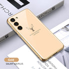 Luxury Plating Anti-knock Protection Tempered Glass Case For Samsung Galaxy S21 S22 S23 Plus Ultra - {{ shop_name}} varyfun