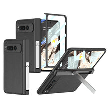 Load image into Gallery viewer, Magnetic Luxury Leather All-inclusive Invisible Bracket Phone Case For Google Pixel Fold

