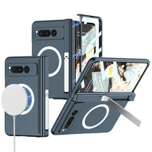 Load image into Gallery viewer, Magnetic Magsafe All-inclusive Invisible Bracket Phone Case For Google Pixel Fold With Back Screen Protector
