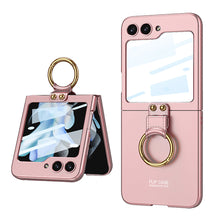 Load image into Gallery viewer, Original Back Screen Glass Matte Hard Cover With Ring For Galaxy Z Flip5 Flip4 Flip3 - mycasety2023 Mycasety
