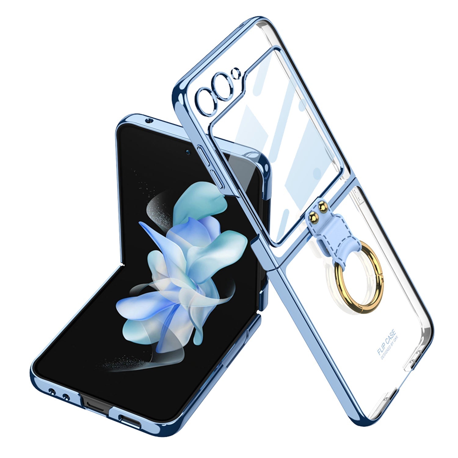 Phantom Plating Anti-Drop Case For Samsung Galaxy Z Flip5 Flip4 Flip3 - mycasety2023 Mycasety