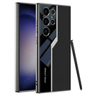 Electroplated Leather Anti-fall Protective Phone Case For Samsung Galaxy S24 S23 Ultra Plus - {{ shop_name}} varyfun