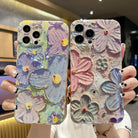 Ins Hot Oil Painting Flower Samsung/iPhone Case - {{ shop_name}} varyfun