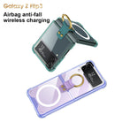 Galaxy Z Flip3 Flip4 Magnetic MagSafe Airbag Anti-fall Wireless Charging Phone Case - {{ shop_name}} Dealggo.com
