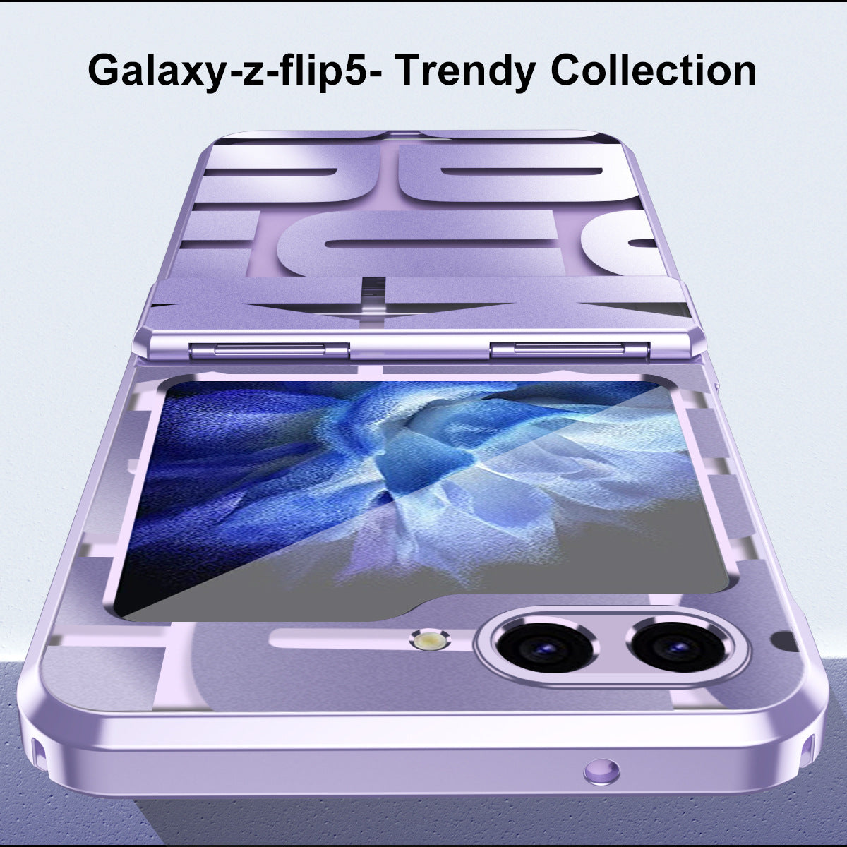 Phantom Plating Phone Case For Samsung Galaxy Z Flip5 Flip4 Flip3 5G