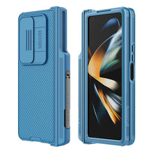 Load image into Gallery viewer, Samsung Galaxy Z Fold 4 5G CamShield Holder Case with S Pen Slot - GiftJupiter
