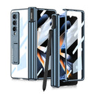 Galaxy Z Fold4 Fold3 | Magnetic Pen Holder Folding Bracket shell Privacy Film Integration Case - {{ shop_name}} Dealggo.com