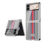 Luxury Limited Edition Plating Frame Anti-knock Protection Glass Case For Samsung Galaxy Z Flip3 - {{ shop_name}} varyfun