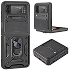 Drop Tested Cover with Magnetic Kickstand Car Mount Protective Case for Samsung Galaxy Z Flip 3 5G - {{ shop_name}} varyfun