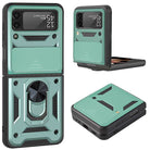 Drop Tested Cover with Magnetic Kickstand Car Mount Protective Case for Samsung Galaxy Z Flip 3 5G - {{ shop_name}} varyfun