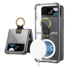 Galaxy Z Flip3 Flip4 Magnetic MagSafe Airbag Anti-fall Wireless Charging Phone Case - {{ shop_name}} Dealggo.com