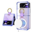 Galaxy Z Flip3 Flip4 Magnetic MagSafe Airbag Anti-fall Wireless Charging Phone Case - {{ shop_name}} Dealggo.com