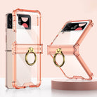 Galaxy Z Flip4 Flip3 | Airbag Ring Hinge Phone Case - {{ shop_name}} Dealggo.com