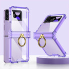Galaxy Z Flip4 Flip3 | Airbag Ring Hinge Phone Case - {{ shop_name}} Dealggo.com