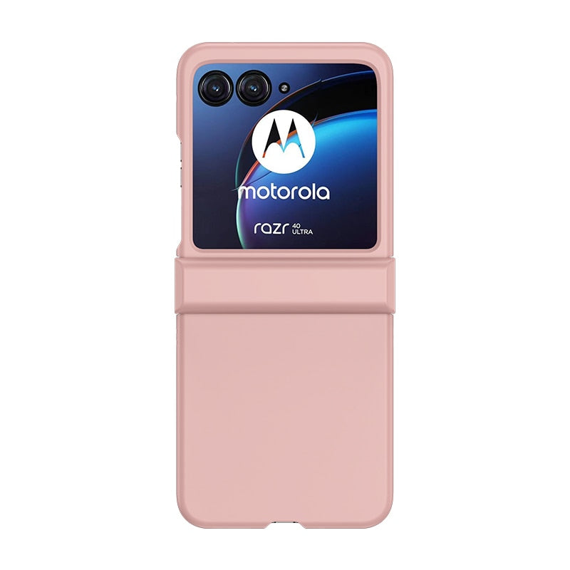 Hinge All-inclusive Motorola Razr 40 Ultra Moto 40Ultra 2023 Case Solid Color Case - mycasety2023 Mycasety