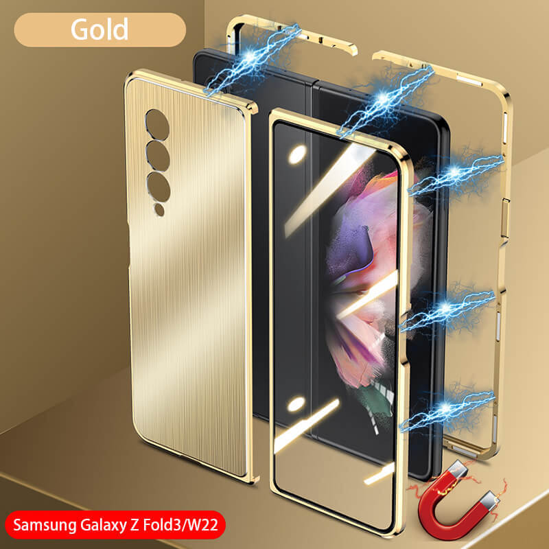 2022 Samsung Magnetic Double-Sided Protection Tempered Glass Phone Case - {{ shop_name}} varyfun