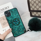 Retro Hair ball Bracket Diamond Case for Samsung/iPhone - mycasety2023 Mycasety