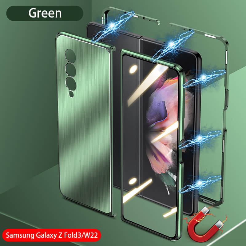 2022 Samsung Magnetic Double-Sided Protection Tempered Glass Phone Case - {{ shop_name}} varyfun