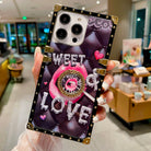 2023 Luxury Lips Retro Phone Cover With Ring For iPhone - {{ shop_name}} varyfun