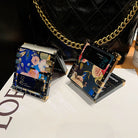 Stylish French Style Flower Ring Phone Case for Samsung Galaxy Z Flip4 Flip3 5G - {{ shop_name}} pphonecover