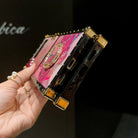 Luxury Laser Marble Pattern Ring Holder Protective Case For Samsung Galaxy Z Flip4 Flip3 5G - {{ shop_name}} pphonecover