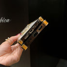 Luxury Brand Camellia Gold Plating Square Case For Samsung Galaxy Z Flip4 Flip3 5G - {{ shop_name}} pphonecover