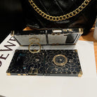 Luxury Brand Camellia Gold Plating Square Case For Samsung Galaxy Z Flip4 Flip3 5G - {{ shop_name}} pphonecover