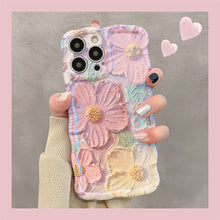 Load image into Gallery viewer, French Retro Oil Painting Flower iPhone Cases - {{ shop_name}} varyfun
