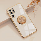 Luxury Plating Silicone Case For Huawei P30 Pro P20 Mate 20 P30Pro Honor 20 30 Pro Phone Stand Ring Holder Full Cover - {{ shop_name}} varyfun