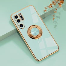 Load image into Gallery viewer, Luxury Plating Silicone Case For Huawei P30 Pro P20 Mate 20 P30Pro Honor 20 30 Pro Phone Stand Ring Holder Full Cover - {{ shop_name}} varyfun

