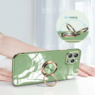 Luxury Plating Silicone Case For Huawei P30 Pro P20 Mate 20 P30Pro Honor 20 30 Pro Phone Stand Ring Holder Full Cover - {{ shop_name}} varyfun